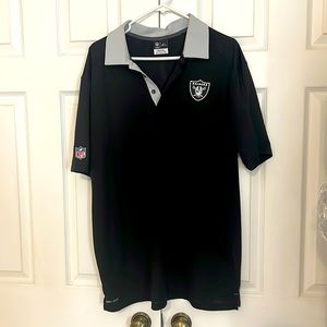 Nike dri fit Raiders polo